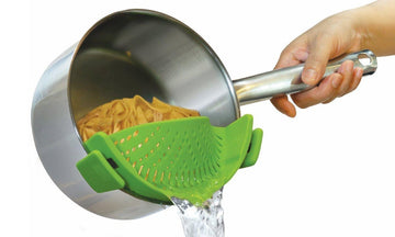 Heat Resistance Easy Snap Silicone Kitchen Strainer